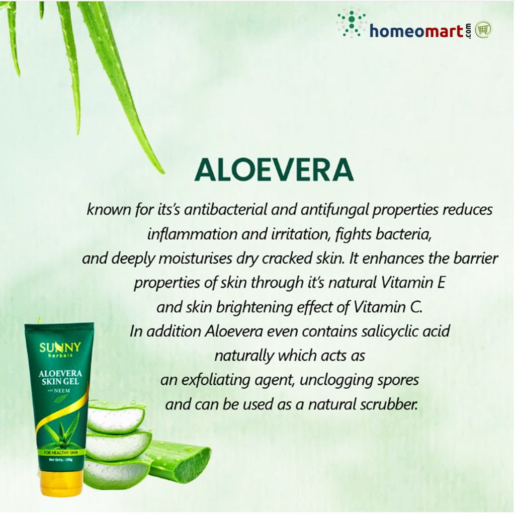 aloevera gel on skin benefits