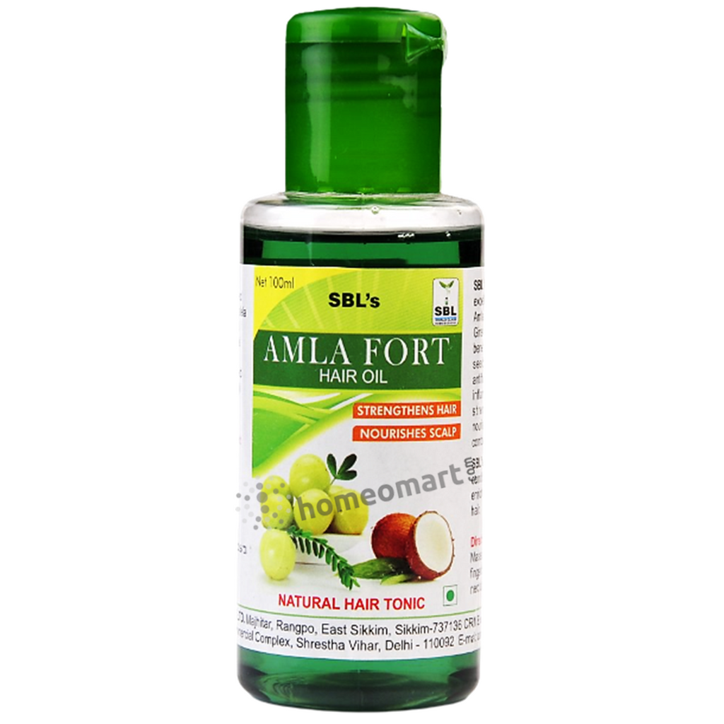SBL Amla Forte Hair Oil Strengthen Hair, Nourishes Scalp