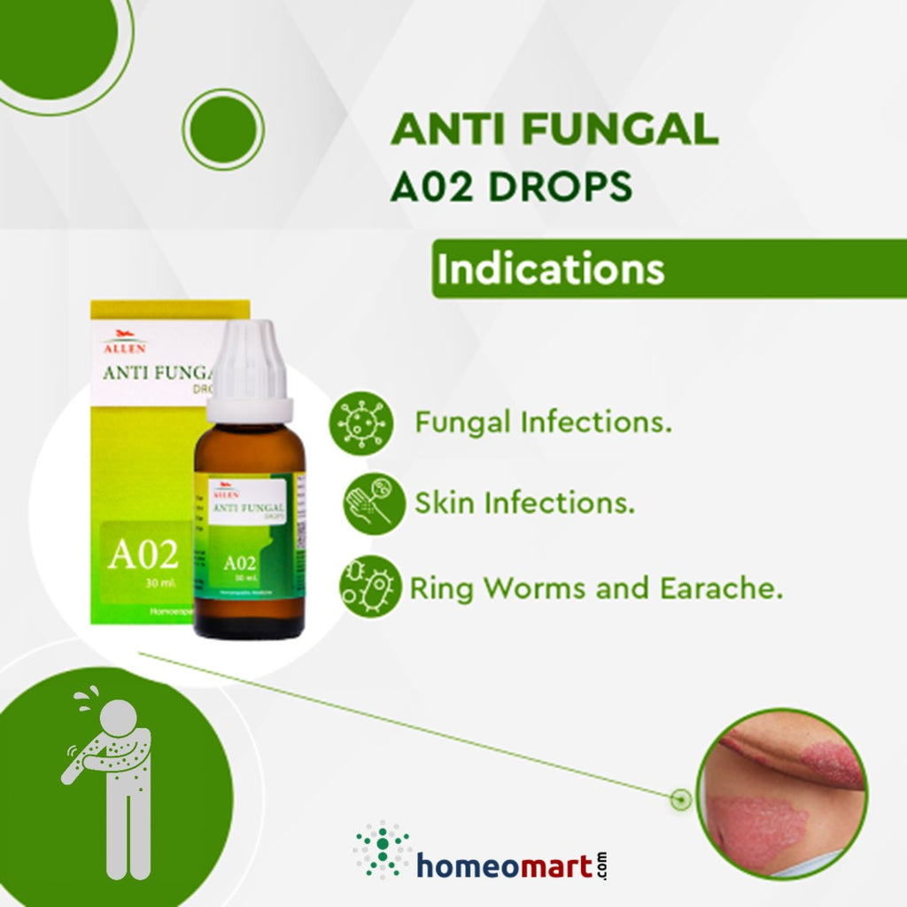 anti fungal treatment homeopathy A02 drops