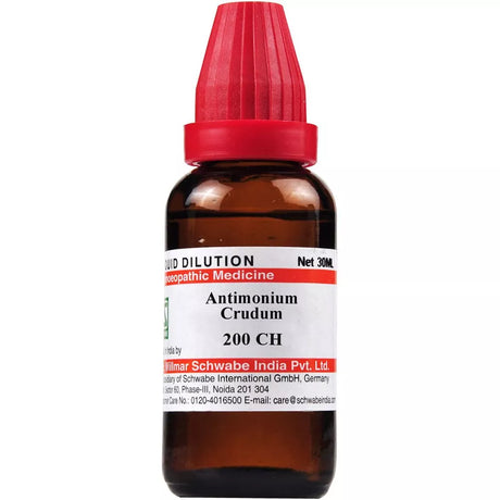 antimonium crudum homeopathy, antimonium crudum dilution, homeopathic medicine for acidity, indigestion homeopathy remedy, gastric disorder homeopathy, coated tongue homeopathy medicine, homeopathy for bloating gas, antimonium crudum 30 200 1M, homeopathic digestion medicine, buy antimonium crudum online