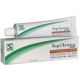 Topi Arnica tube and packaging on a white background