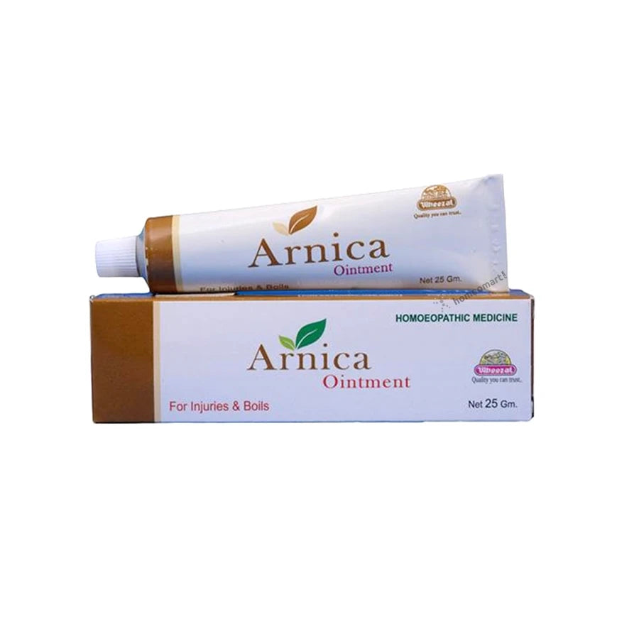 Wheezal Homeopathy Arnica Ointment, 25 Gms, Injury, Boils