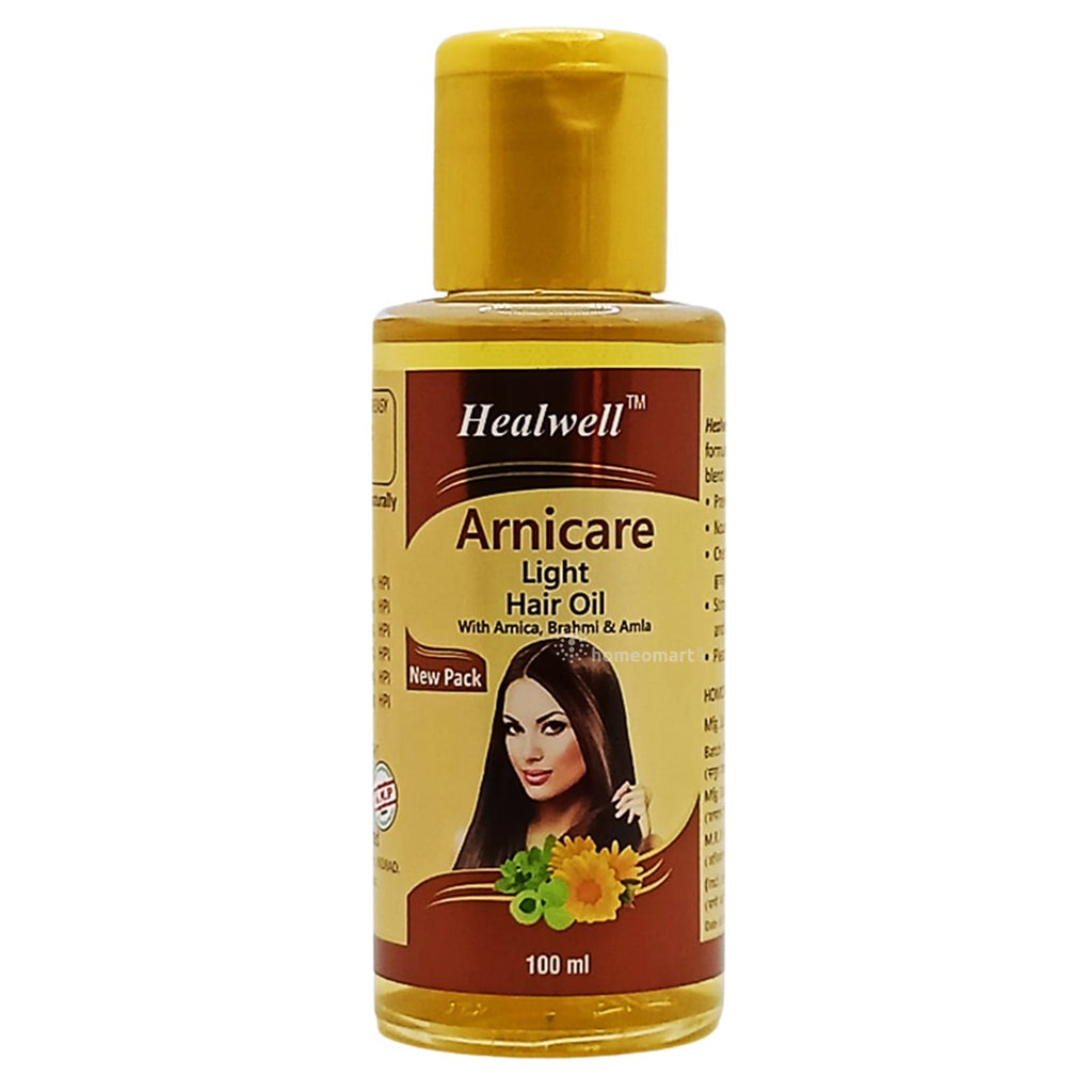 Healwell Arnicare Light Hair Oil with Arnica, Brahmi and Amla-PACK OF 3