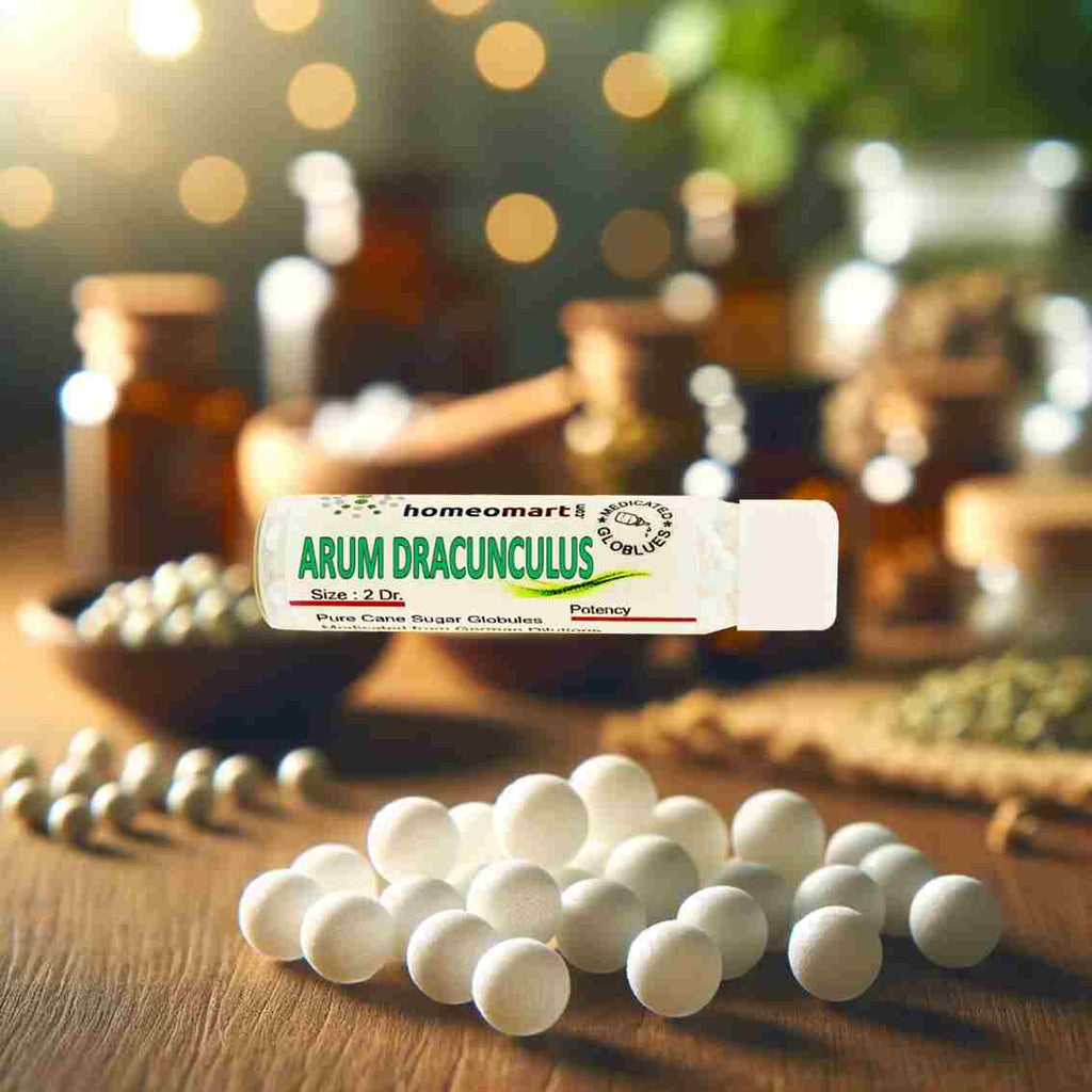 Arum Dracunculus Homeopathy Medicated Pills