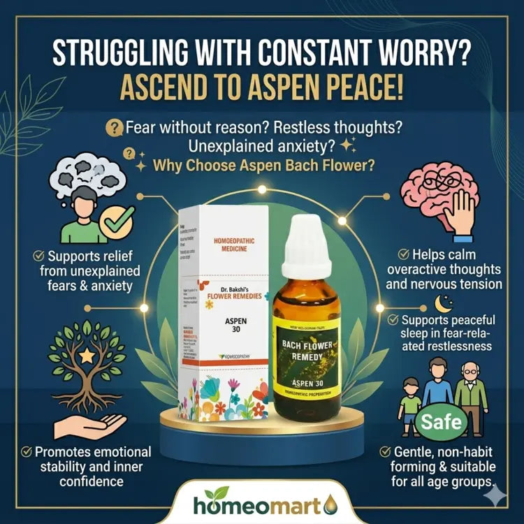 bach flower for panic, emotional balance remedy, bach flower india, aspen flower essence benefits, , homeopathy for anxiety, remedy for unknown fear, bach flower for sleep anxiety