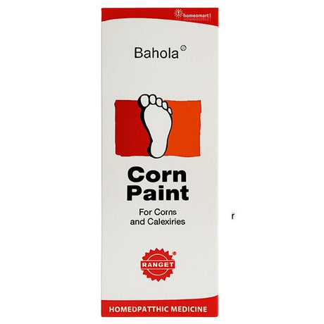 Box of Bahola Corn Paint with branding and product description on a white background