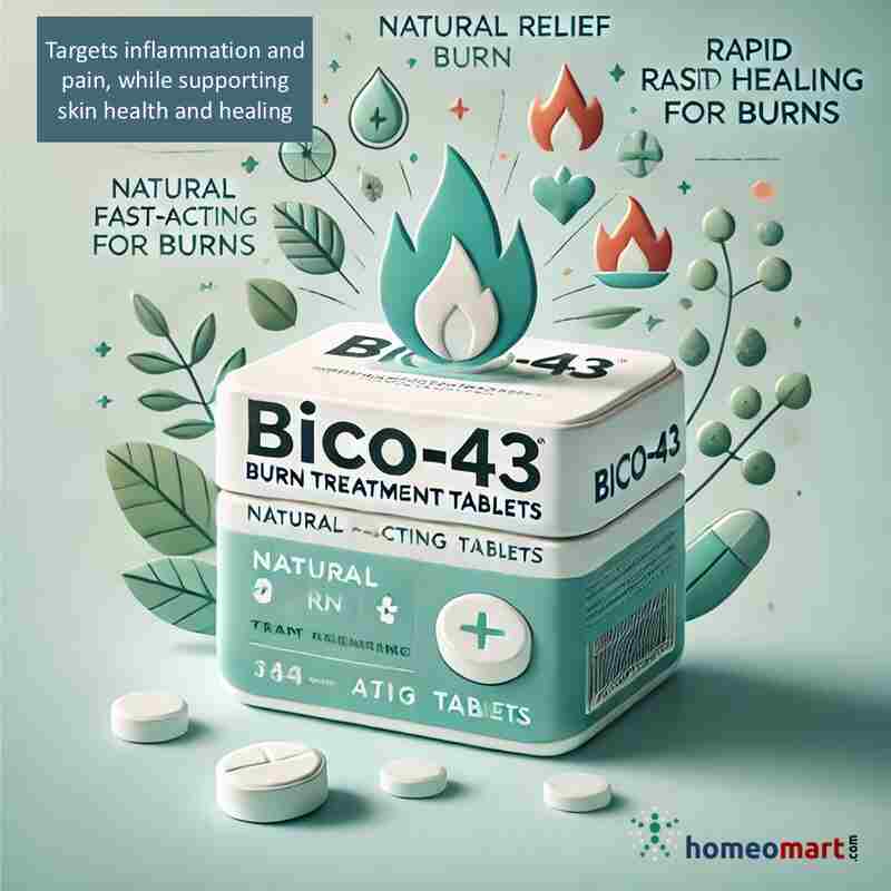 burn treatment tablets homeopathic