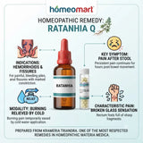 Best Homeopathic Medicine for Anal Pain, Ratanhia Drops, Homeopathic Rectal Pain Medicine, Krameria Triandra Mother Tincture, Homeopathic Medicine for Burning Anus, Homeopathic Medicine for Constipation with Piles, Original Ratanhia Q