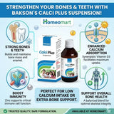 Calcium supplement, Bone & teeth healthm Calcium suspension uses, calci support