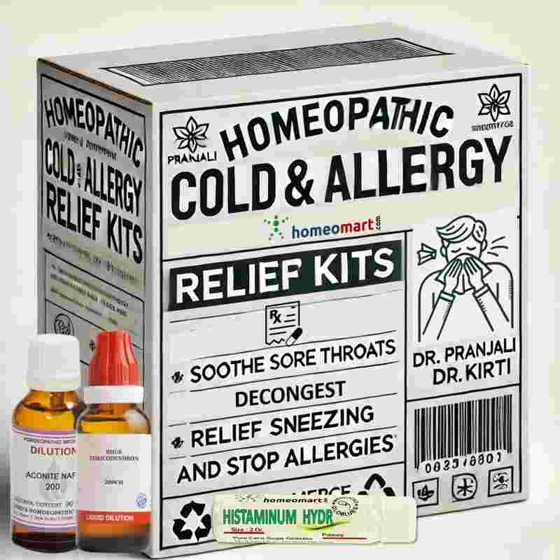 Homeopathy cold and allergy relief medicines