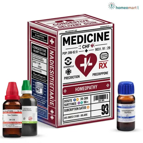 congestive heart disease treatment medicine box with alternative homeopathy remedies for chf