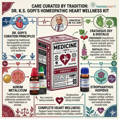 homeopathic remedies for heart weakness and fatigue, natural support for irregular heartbeat and palpitations, homeopathy for valve related cardiac strain, remedies for circulation imbalance and chest pressure, natural heart tonic for elderly weakness, homeopathic support for weak pulse and low stamina, remedy for swelling legs due to poor circulation, homeopathy for cardiac fatigue and breathlessness, natural support for heart rhythm balance, remedy for heart weakness linked with liver imbalance, homeopath