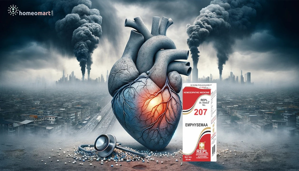 heart disease due to air pollution treatment homeopathic