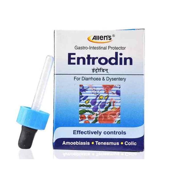 Allens Entrodin homeopathy drops. Amoebiasis Diarrhoea and Dysentry