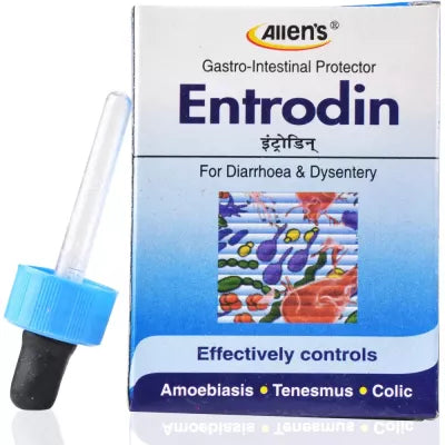 Allens Entrodin homeopathy drops. Amoebiasis Diarrhoea and Dysentry
