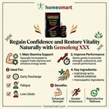 gensoleng xxx benefits, homeopathic tonic for men, male vitality tonic homeopathy, stamina booster homeopathy, homeopathic medicine for premature ejaculation, natural libido booster for men, homeopathy for erectile dysfunction