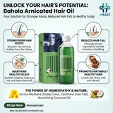 best Arnica hair oil for hair fall, Bahola Arnicated Hair Oil for dandruff, homeopathic hair oil for hair growth, natural hair oil for premature greying, coconut oil with Arnica for scalp care, Cantharis oil for hair fall, hair oil for weak hair roots, natural oil for healthy scalp, hair oil for dry itchy scalp, scalp massage oil for hair growth,