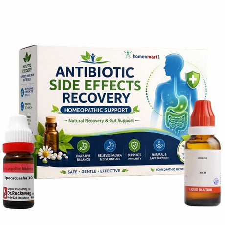 homeopathic medicine after antibiotics, antibiotic side effects homeopathy, homeopathic recovery after antibiotics, natural support after antibiotics, homeopathy for antibiotic side effects, homeopathic gut support, antibiotic recovery remedies, digestive support after antibiotics, homeopathic medicines for thrush, 