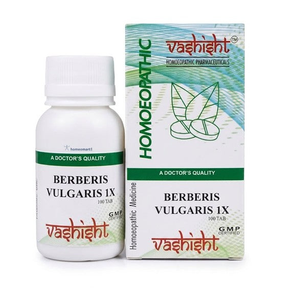 Berberis Vulgaris 1X Tablets, Vashisht Berberis Vulgaris Tablets, Berberis Vulgaris Mother Tincture Tablets, Homeopathic Medicine for Kidney Stones, Kidney Stone Homeopathy Medicine, Renal Colic Homeopathic Remedy, Gallstone Homeopathy Medicine, Homeopathic Tablets for Urinary Problems,