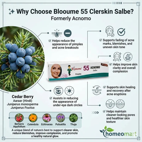 blooume 55 clerskin salbe uses, clerskin salbe ointment, homeopathic ointment for pimples, acne treatment homeopathy cream, homeopathic cream for acne scars, cream for dark circles homeopathy, berberis aquifolium cream, pimple removal cream homeopathy, acne marks removal cream,