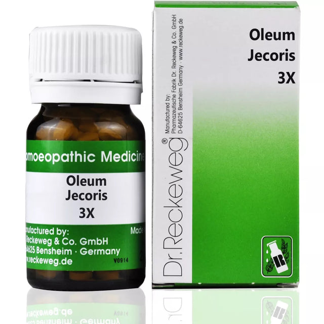 Oleum Jecoris Trituration Tablets, Oleum Jecoris 3X, Oleum Jecoris 4X, Oleum Jecoris 6X, Oleum Jecoris homeopathy, Oleum Jecoris tablets, Cod Liver Oil homeopathic medicine, Cod Liver Oil homeopathy, Oleum Jecoris Dr Reckeweg, Dr Reckeweg Oleum Jecoris, buy Oleum Jecoris tablets, Oleum Jecoris Germany, German Oleum Jecoris, Oleum Jecoris trituration