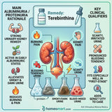 clinical indications for Terebinthina in early-stage albuminuria, homeopathy for proteinuria