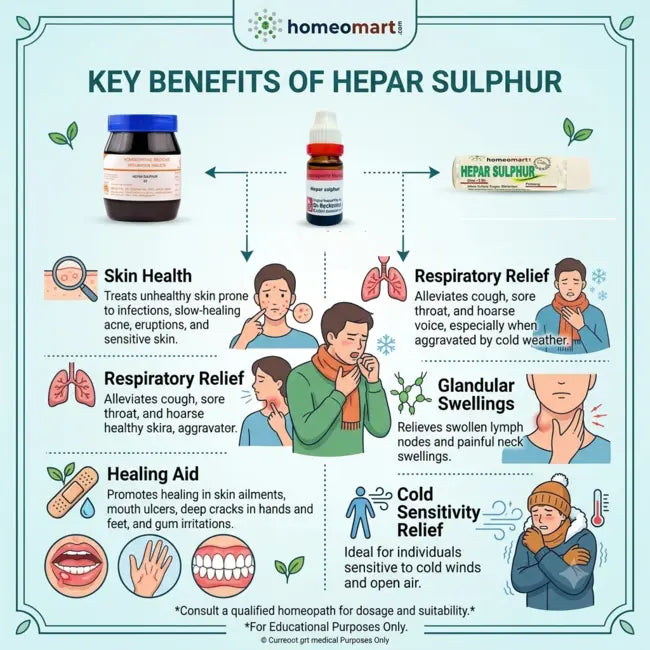 homeopathic medicine for boils with pus, homeopathic remedy for painful abscess, Hepar Sulphur for infected acne, homeopathic medicine for recurrent skin infections, homeopathy for suppurating boils, remedy for swollen lymph glands homeopathy, Hepar Sulphur for sore throat and cough, homeopathic medicine for hoarse voice, homeopathic remedy for ear discharge, homeopathy for cracked hands and feet, remedy for mouth ulcers homeopathy,