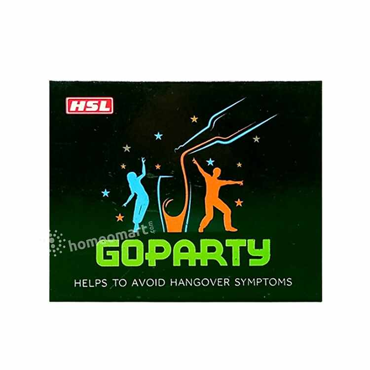 Haslab GOPARTY tablets to avoid hangover symptoms