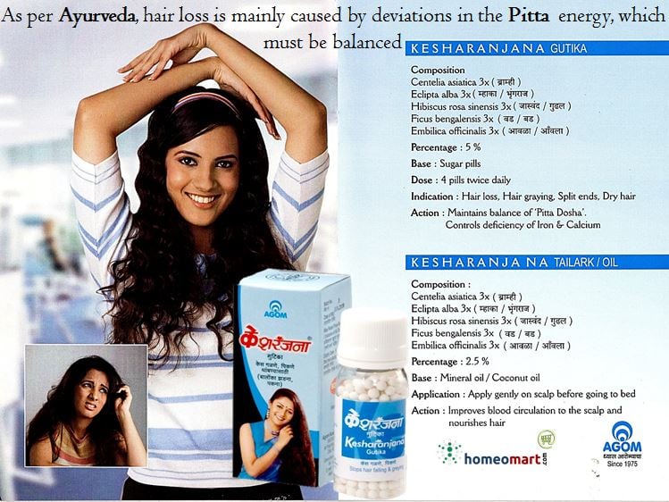 hair loss from pitta dosha remedy