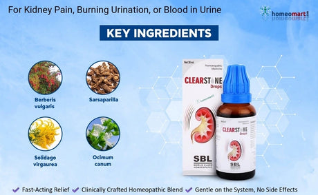 SBL Clearstone Drops – Homeopathic Relief for Kidney Stones & Urinary Health