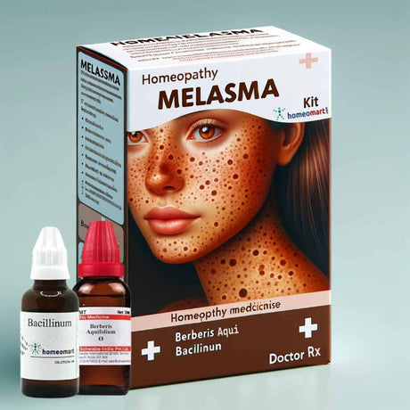 Fade melasma naturally! This homeopathy kit tackles the root causes of hyperpigmentation—hormones, liver & digestion—while restoring your skin’s glow.