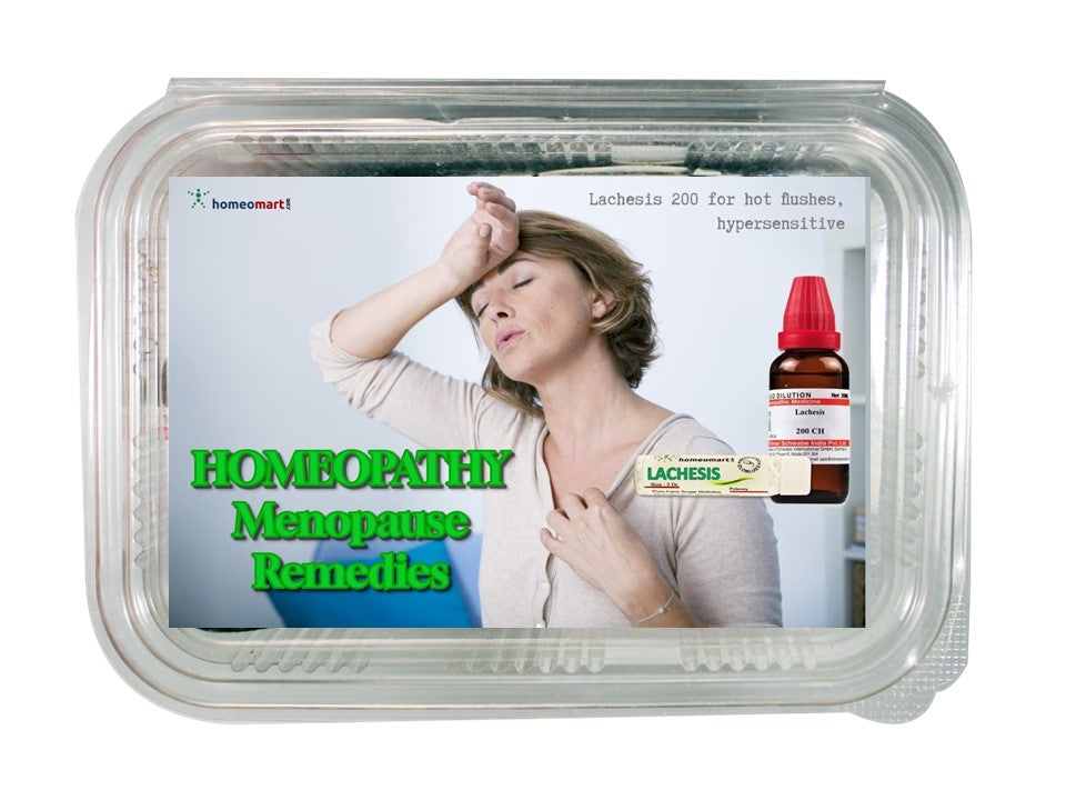 Treating menopause symptoms homeopathy remedies