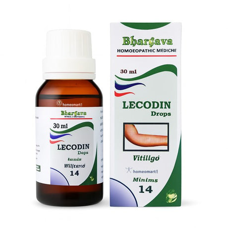Bharjava Lecodin Drops bottle and packaging on a white background
