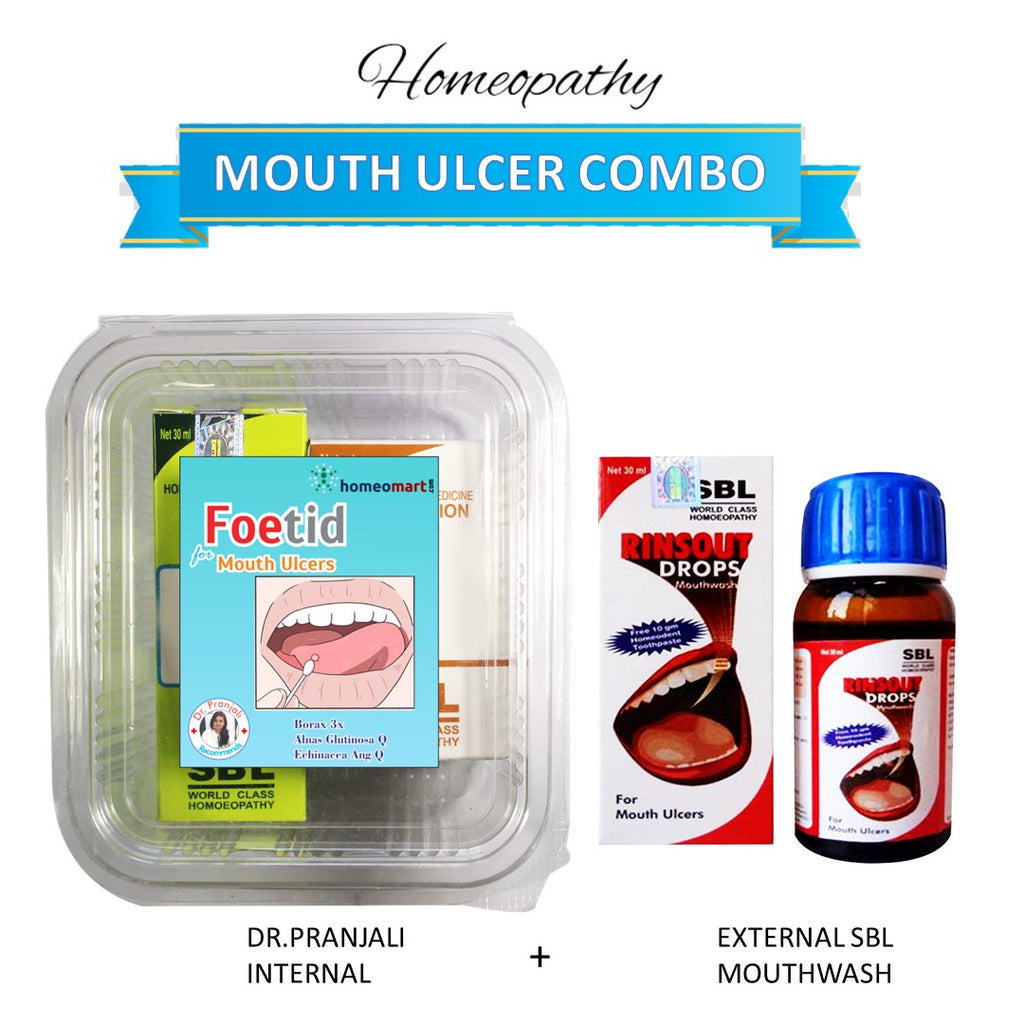 mouth ulcer treatment internal medicine and external mouth wash