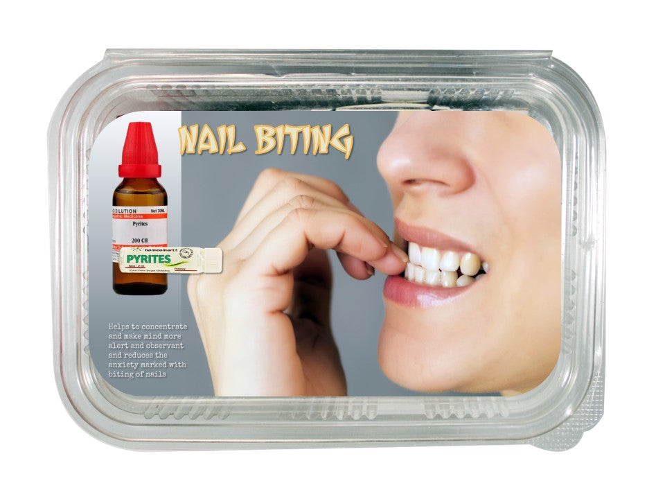 homeopathic medicines for nail biting