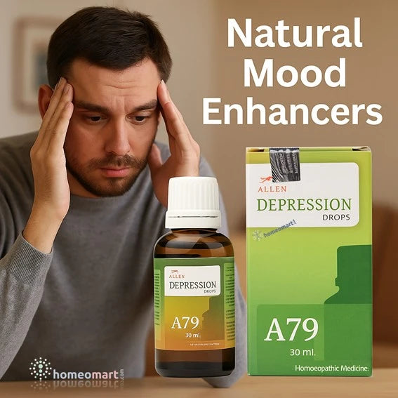 homeopathy for hopelessness, low mood, reduced energy, appetite disturbances, insomnia, loss of libido, unusual fears, pessimism, and feelings of worthlessness.