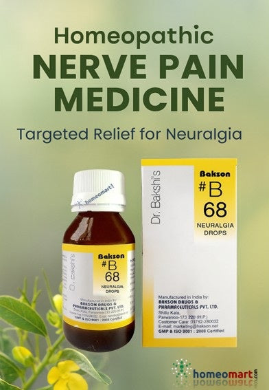 B68 Neuralgia Drops – Homeopathic Nerve Pain Medicine for Neuralgia Relief