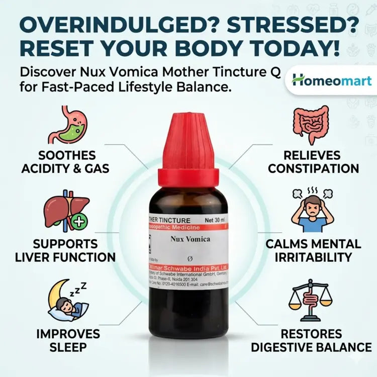 homeopathy for acidity and constipation, nux vomica drops for digestion, homeopathic medicine for liver detox, homeopathy for lifestyle disorders