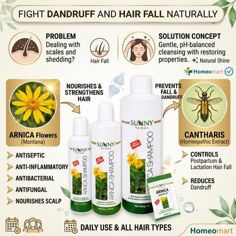 herbal shampoo for hair growth, arnica shampoo online india, gentle daily use shampoo india, natural anti dandruff shampoo, shampoo for weak hair roots, cantharis shampoo hair fall, buy arnica shampoo online, chemical free shampoo for hair fall