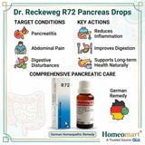 r72 drops uses, homeopathy for pancreas inflammation, digestive drops homeopathy germany, ancreatic support homeopathy, homeopathy for abdominal pain pancreas
