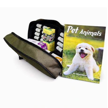 book on pet diseases and homeopathic treatment with pet kit, homeopathy treatment with guide for dogs and cats, pet disease symptoms and homeopathy , homeopathic remedies for pet diseases book, animal health and homeopathy reference book, dog diseases homeopathy book, cat diseases homeopathy book, pet skin diseases homeopathy guide
