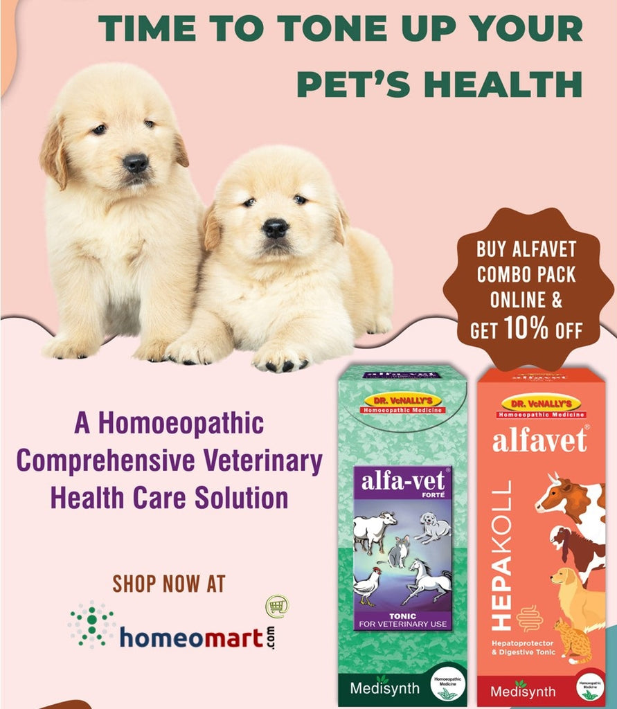 Homeopathy pet health supplement offer