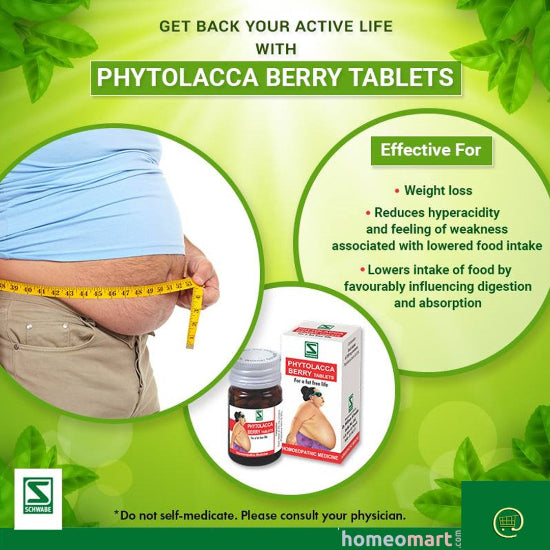 phytolacca berry tablets benefits in weight loss