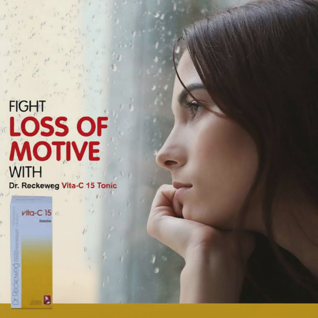 12 second video showing a person with anxiety and depression and vita C 15 syrup