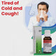 10 second video showing a man and woman suffering cough and cold and medicine bottles of Homeopathy R9, B33, SBL drops No 9 and WL 7 