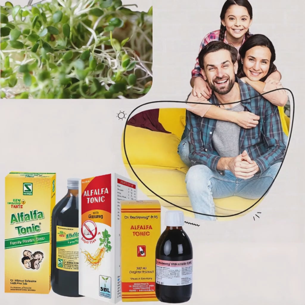 Schwabe Alfalfa Tonic for Weakness, Indigestion, Stress, Sleep Disorders