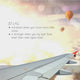 video showing a view from a plane and remedy for jet lag 