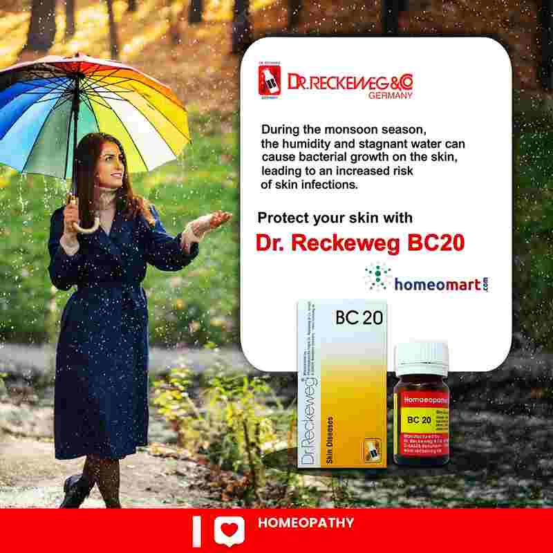 German BC20 Tablets for skin diseases from Reckeweg