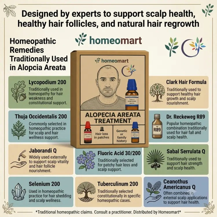  homeopathy for alopecia areata, hair regrowth support kit, bald patch treatment homeopathy,