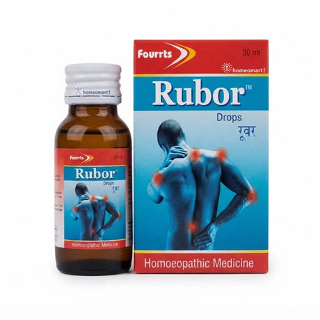 Fourrts Rubor Drops, Rubor Drops 30ml, Fourrts Rubor, homeopathic joint pain drops, homeopathic muscle pain drops, homeopathic rheumatism drops, Rubor medicine for arthritis, Fourrts arthritis drops, homeopathic drops for joint stiffness, Fourrts Rubor oral drops
